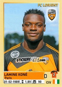 Figurina Lamine Koné - FOOT 2014-2015 n. 176 - Panini