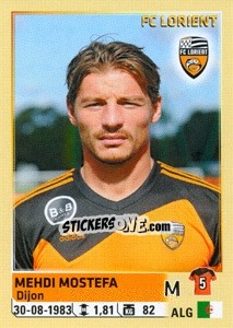 Sticker Mehdi Mostefa - FOOT 2014-2015 n. 184 - Panini