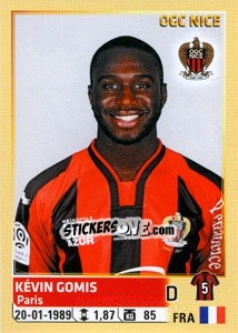 Sticker Kevin Gomis - FOOT 2014-2015 n. 346 - Panini