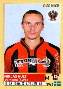 Figurina Niklas Hult - FOOT 2014-2015 n. 353 - Panini