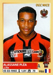 Sticker Alassane Pléa - FOOT 2014-2015 n. 358 - Panini