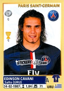 Sticker Edinson Cavani - FOOT 2014-2015 n. 381 - Panini