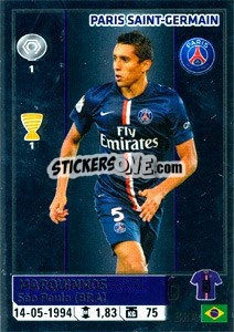 Sticker Marquinhos - FOOT 2014-2015 n. 383 - Panini