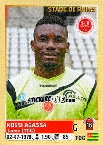 Cromo Kossi Agassa - FOOT 2014-2015 - Panini