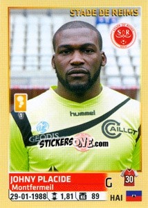 Cromo Johnny Placide - FOOT 2014-2015 - Panini