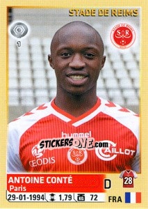 Sticker Antoine Conté - FOOT 2014-2015 n. 391 - Panini