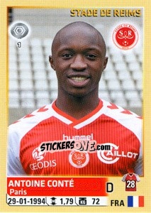 Cromo Antoine Conté - FOOT 2014-2015 - Panini