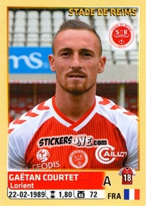 Sticker Gaëtan Courtet - FOOT 2014-2015 - Panini