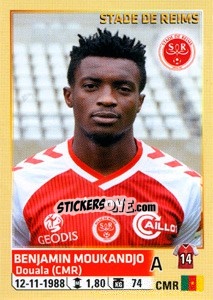 Cromo Benjamin Moukandjo - FOOT 2014-2015 - Panini