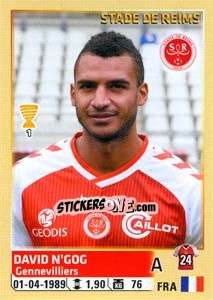 Sticker David n'Gog - FOOT 2014-2015 n. 405 - Panini