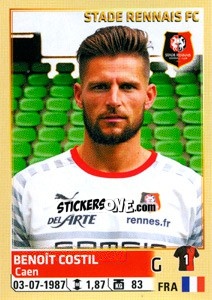 Sticker Benoît Costil - FOOT 2014-2015 n. 413 - Panini