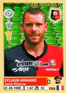 Sticker Sylvain Armand - FOOT 2014-2015 n. 415 - Panini