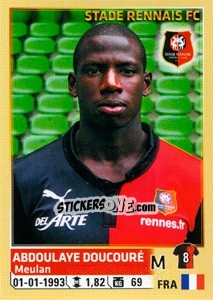 Sticker Abdoulaye Doucouré - FOOT 2014-2015 - Panini