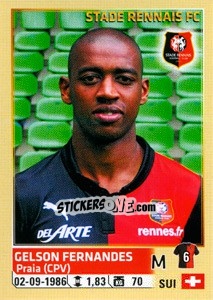 Sticker Gelson Fernandes - FOOT 2014-2015 n. 422 - Panini
