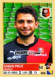 Sticker Sanjin Prcic - FOOT 2014-2015 n. 427 - Panini