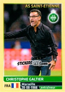 Sticker Christophe Galtier - FOOT 2014-2015 n. 436 - Panini