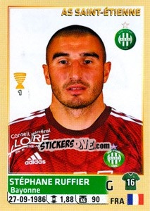 Cromo Stéphane Ruffier - FOOT 2014-2015 n. 437 - Panini