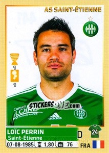 Sticker Loïc Perrin - FOOT 2014-2015 - Panini