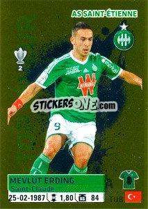 Figurina Mevlüt Erding - FOOT 2014-2015 n. 456 - Panini