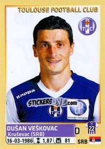Cromo Dušan Veškovac - FOOT 2014-2015 n. 469 - Panini