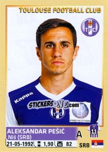 Figurina Alexandar Pešic - FOOT 2014-2015 n. 478 - Panini