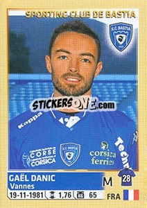 Sticker Gaël Danic - FOOT 2014-2015 - Panini