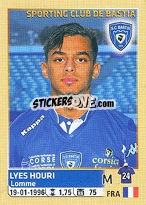 Sticker Lyes Houri - FOOT 2014-2015 n. M2 - Panini