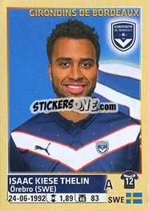 Sticker Isaac Kiese Thelin - FOOT 2014-2015 - Panini