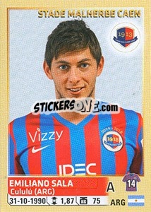 Figurina Emiliano Sala - FOOT 2014-2015 - Panini