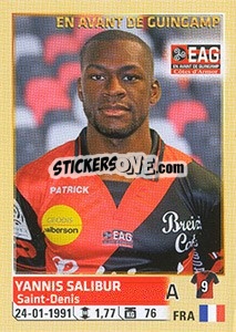 Sticker Yannis Salibur - FOOT 2014-2015 n. M17 - Panini