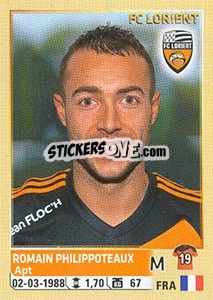 Cromo Romain Philippoteaux - FOOT 2014-2015 n. M30 - Panini