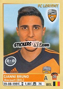 Sticker Gianni Bruno - FOOT 2014-2015 n. M31 - Panini