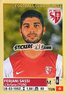 Sticker Ferjani Sassi - FOOT 2014-2015 n. M42 - Panini