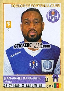 Sticker Jean-Armel Kana-Biyik - FOOT 2014-2015 n. M77 - Panini