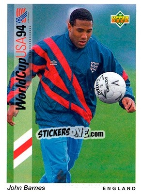 Sticker John Barnes - World Cup USA 1994. Preview English/German n. 28 - Upper Deck