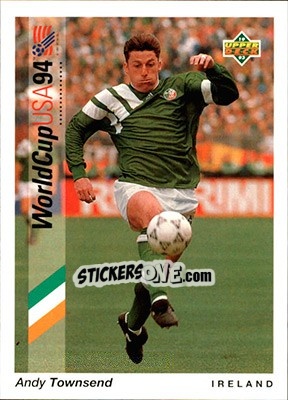 Sticker Andy Townsend - World Cup USA 1994. Preview English/German n. 44 - Upper Deck