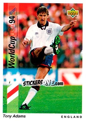 Figurina Tony Adams - World Cup USA 1994. Preview English/German - Upper Deck