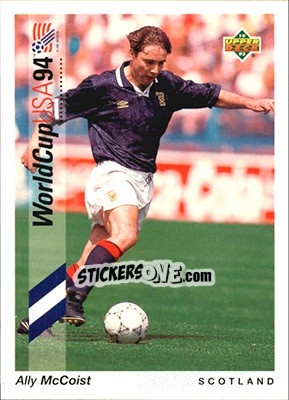 Sticker Ally McCoist - World Cup USA 1994. Preview English/German n. 59 - Upper Deck