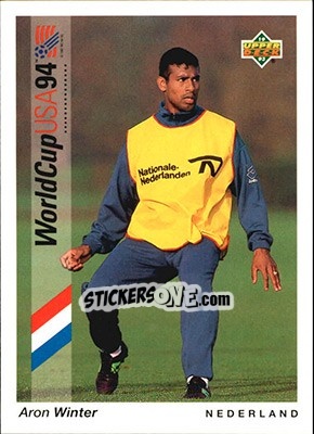 Sticker Aron Winter - World Cup USA 1994. Preview English/German n. 60 - Upper Deck