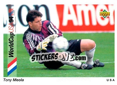 Sticker Tony Meola - World Cup USA 1994. Preview English/German - Upper Deck