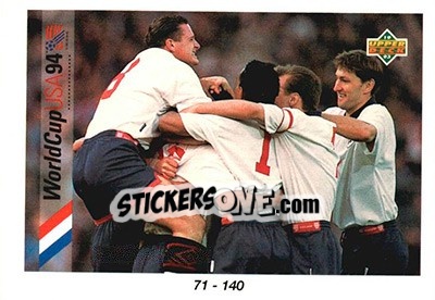 Sticker Checklist 71-140 - World Cup USA 1994. Preview English/German - Upper Deck