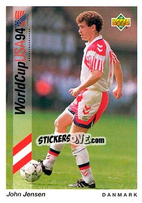 Sticker John Jensen - World Cup USA 1994. Preview English/German n. 96 - Upper Deck