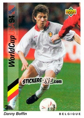 Sticker Danny Boffin - World Cup USA 1994. Preview English/German - Upper Deck