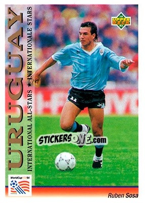 Cromo Ruben Sosa - World Cup USA 1994. Preview English/German - Upper Deck