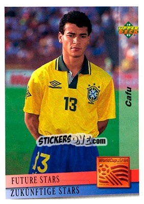 Cromo Cafu - World Cup USA 1994. Preview English/German - Upper Deck