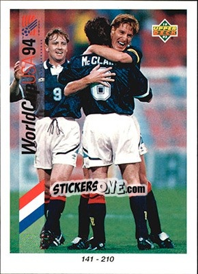 Sticker Checklist 141-210 - World Cup USA 1994. Preview English/German n. 200 - Upper Deck