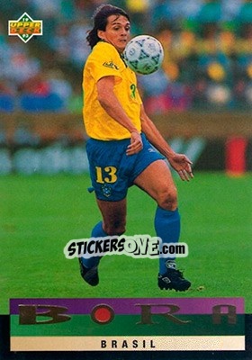 Sticker Brazil - World Cup USA 1994. Preview English/German - Upper Deck