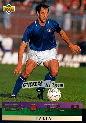 Sticker Italy - World Cup USA 1994. Preview English/German - Upper Deck