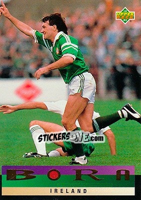 Sticker Ireland - World Cup USA 1994. Preview English/German - Upper Deck