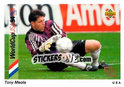 Sticker Tony Meola - World Cup USA 1994. Preview English/German n. F1 - Upper Deck